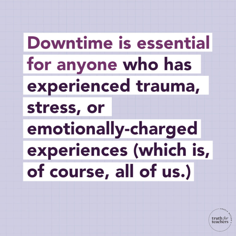 Truth For Teachers Belltobell instruction is NOT best practice.