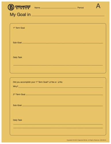 Truth For Teachers - How a daily binder routine teaches students the ...